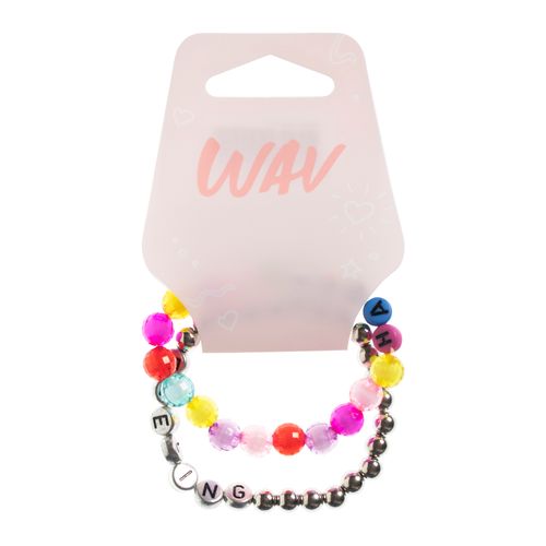 Pulsera Happy Wav Kids x 2 un