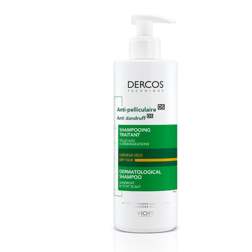 Shampoo Vichy Dercos Anticaspa Cabello Seco x 390 ml