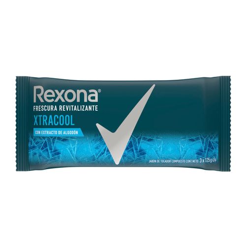 Jabón en Barra Rexona Active Men x 3 un x 125 g