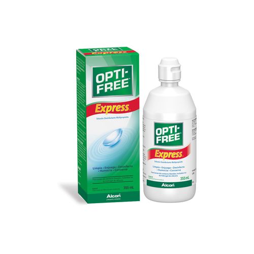 Líquido Multipropósito Opti-Free Express Sin Frotar x 355 ml