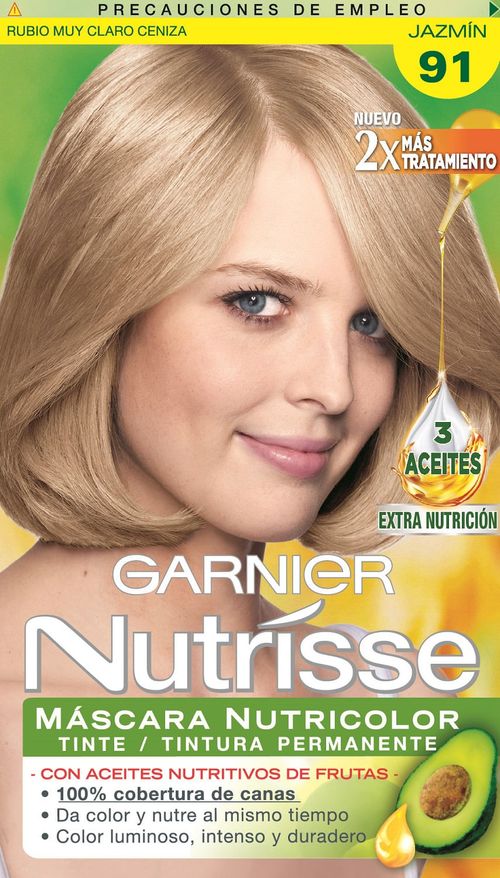 Kit Coloración Permanente Nutrisse Clásico 91 Jazmin x 45 g