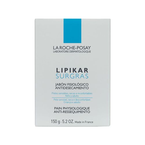 Barra de Limpieza La Roche-Posay Dermatológico Lipikar Pan Surgras x 150 gr