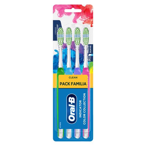 Cepillos Dentales Oral-B Indicator Pack Anual x 4 un