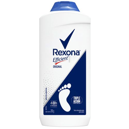 Desodorante para Pies Rexona Efficient Original Talco x 200 g