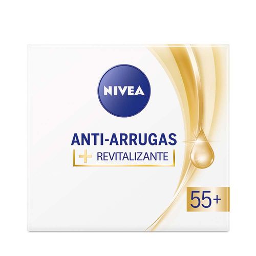 Crema Facial Nivea Antiarrugas con Aceite de Argán 55+ x 50 ml