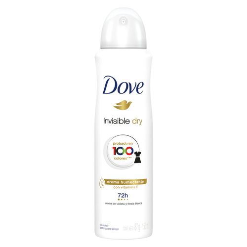 Desodorante Antitranspirante Dove Invisible Dry Mujer en Aerosol x 150 ml