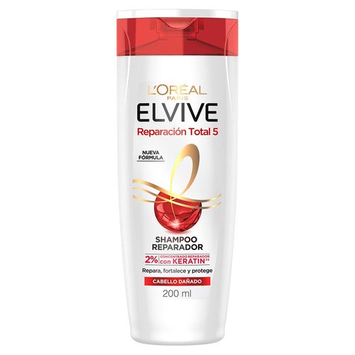 Shampoo Elvive Reparación Total 5 x 200 ml