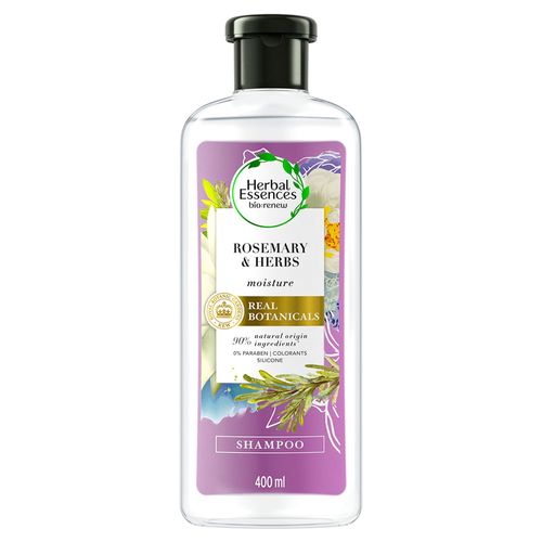 Shampoo Herbal Essences bío Moisture Rosemary & Herbs x 400 ml