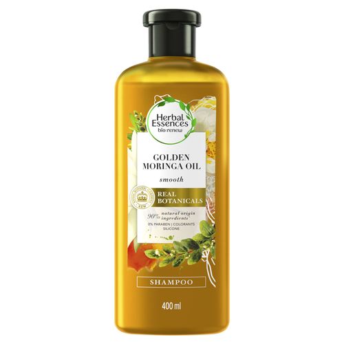 Shampoo Herbal Essences Smooth Golden Moringa Oil x 400 ml