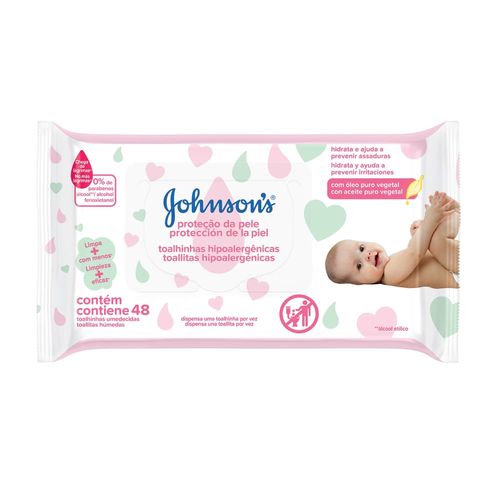 Toallas Húmedas Johnson's Baby Extra Cuidado x 48 un