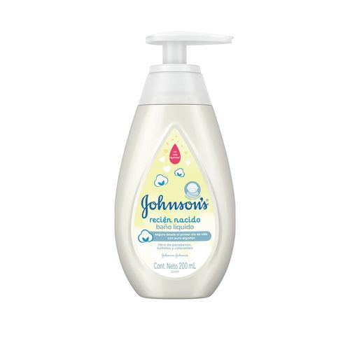 Jabón Líquido Johnson's Baby Recién Nacido x 200 ml