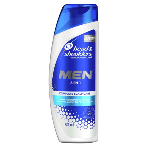 Shampoo Head & Shoulders 3en1 Para Hombres x 180 ml