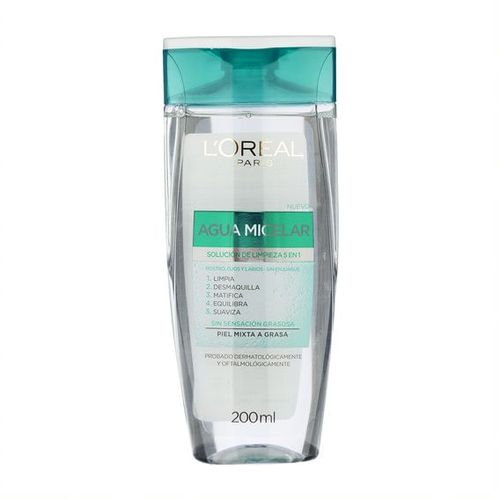 Agua Micelar L´Oréal Paris Hidratación Total 5 x 200 ml