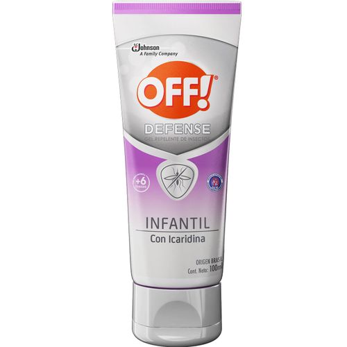 Repelente de Mosquitos Off Defense Infantil Gel x 100 ml