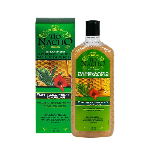 Shampoo Tío Nacho Herbolaria Milenaria x 415 ml