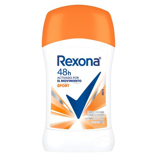 Desodorante Antitranspirante Rexona Sport en Barra x 50 g