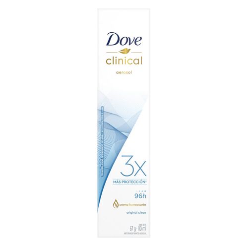 Desodorante Antitranspirante Dove Clinical 96 H Original en Aerosol x 110 ml