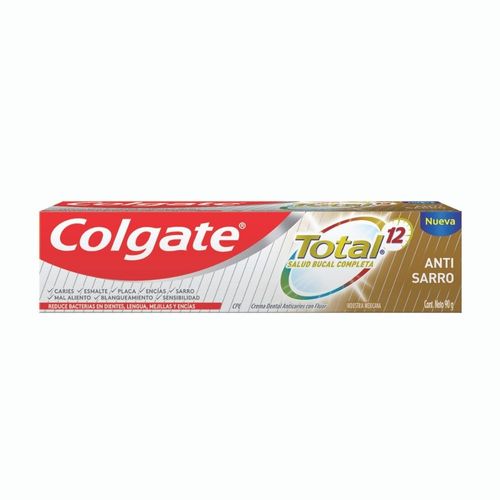 Crema Dental Colgate Total 12 Antisarro x 90 g