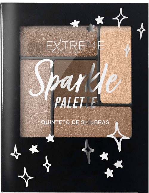 Sombra de Ojos Extreme Mini Palette Sparkle Brown x 4 g