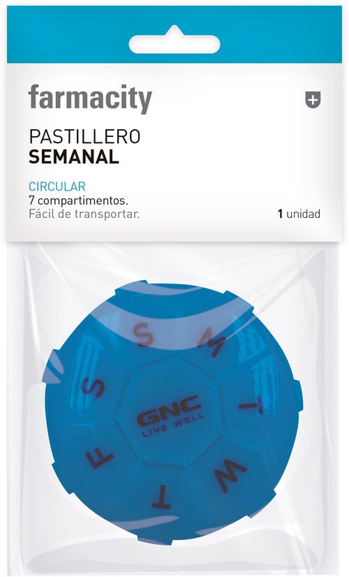 Pastillero Semanal Farmacity Circular