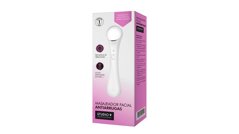 Masajeador Facial Antiarrugas Studio 9 Professional Iontoforesis Farmacity Uruguay