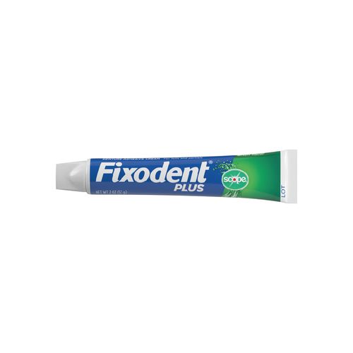 Pasta para Prótesis Dental Fixodent Plus Menta x 57 g