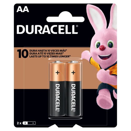 Pilas Duracell Alcalinas AA x 2 un