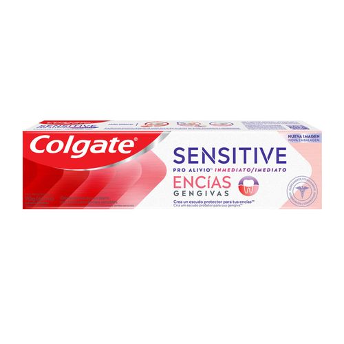 Pasta Dental Colgate Sensitive Pro-Alivio Inmediato Encías x 90 g