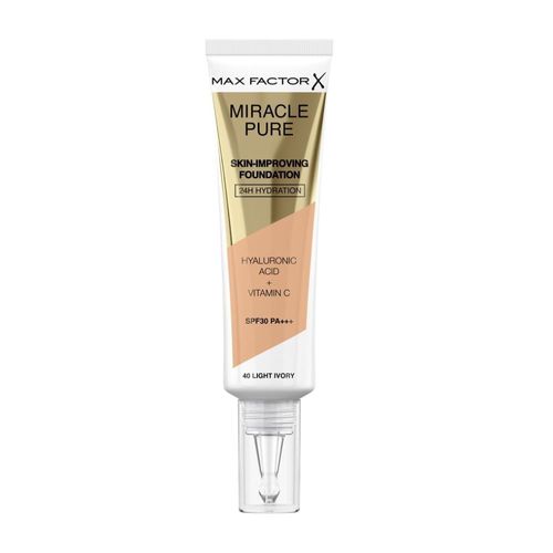 Base de Maquillaje Max Factor Miracle Pure SPF30 Light Ivory 40 x 30 ml