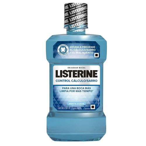 Enguaje Bucal Listerine Antisarro Frescura Intensa x 500 ml