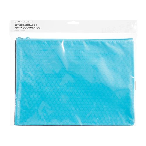 Set Simplicity Organizador de Documentos para Viajes x 2 un