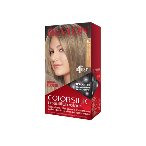 Kit de Coloración Permanente Revlon Colorsilk Beautiful Color 060 Rubio Oscuro Ceniza