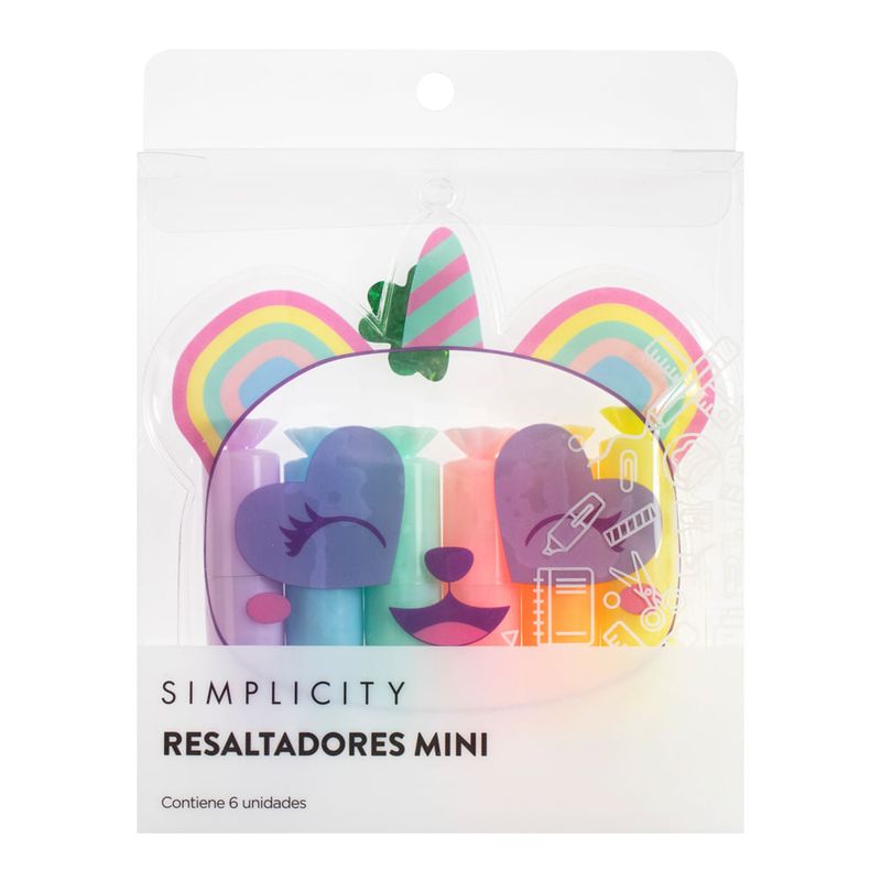 set-simplicity-resaltadores-mini-osito-x-6-un