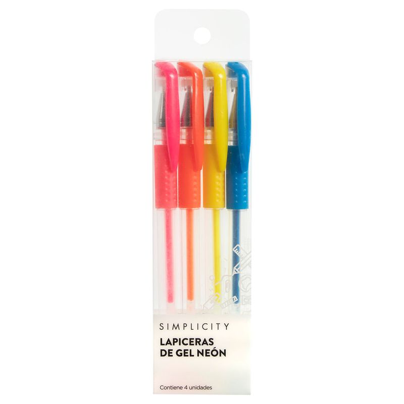 set-simplicity-lapiceras-gel-neon-x-4-un