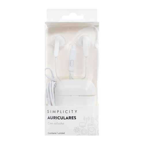 Auriculares Simplicity con Estuche