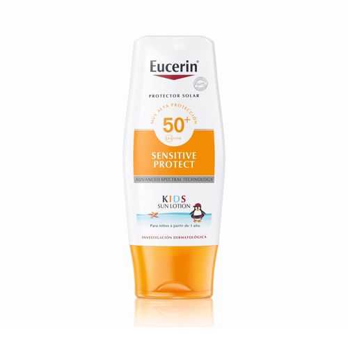 Protector Solar en Loción Eucerin Sensitive Protect Kids Fps 50 x 150 ml