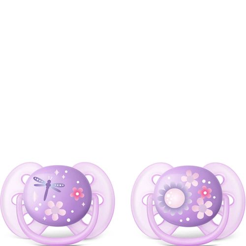 Chupete Avent Ultra Soft 6-18 Meses Lila SCF 227/22