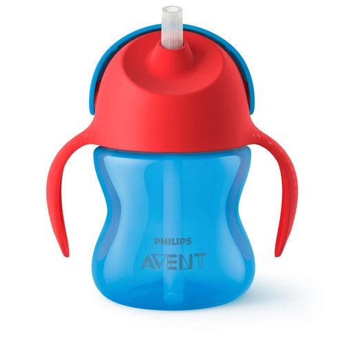 Vaso entrenador Avent Straw Cup para nene x 200 Ml