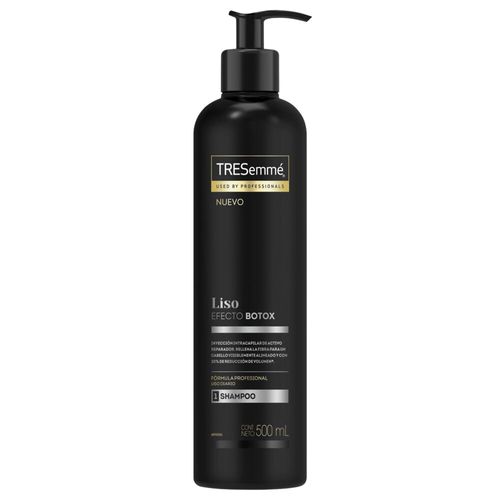 Shampoo Dosificador Tresemmé Liso Efecto Botox x 500 ml