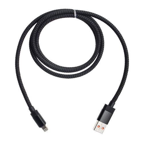 Cable Simplicity Usb Lightning Cuerda Negro