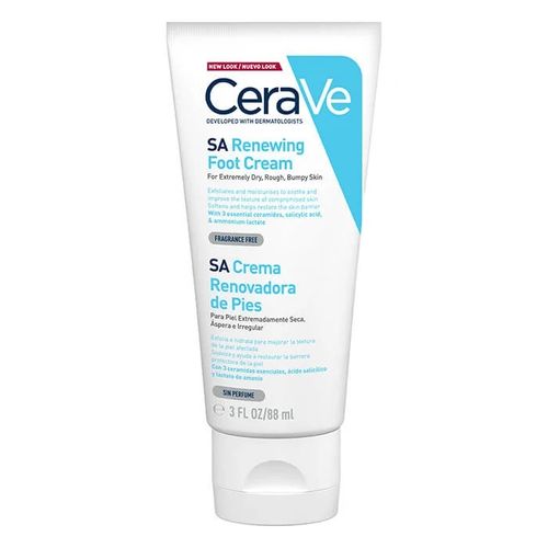 Crema Renovadora de Pies CeraVe con Ácido Salicílico x 88 ml