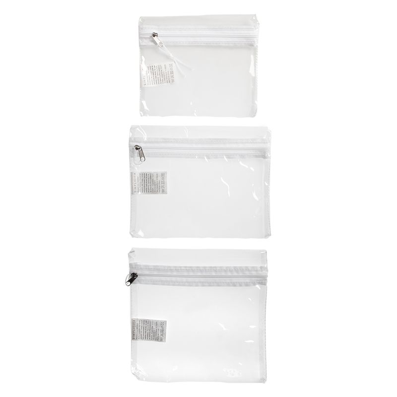 set-organizadores-simplicity-pvc-con-cierre-x-3-un