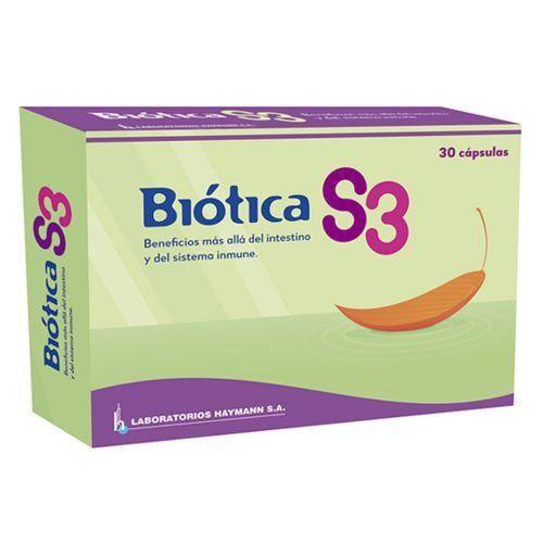 Suplemento Dietario Biótica S3 Probiótico x 30 cápsulas