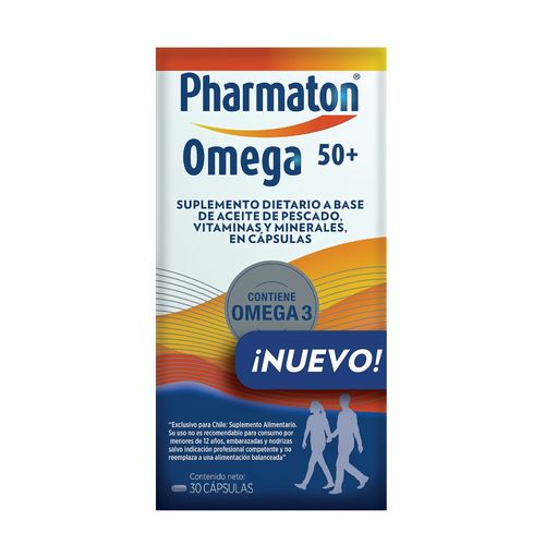 Suplemento Pharmaton Omega +50 X 30 Cápsulas