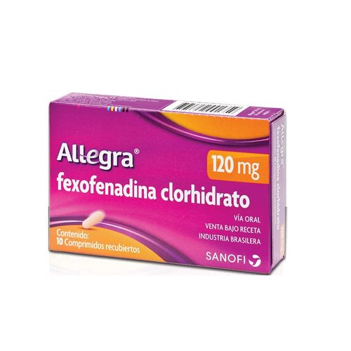 Allegra 120 mg x 10 Comprimidos