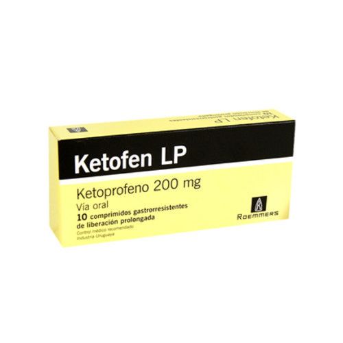 Ketofen Lp 200 mg x 10 Comprimidos de Liberación Prolongada