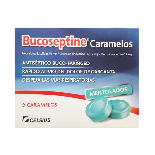 Caramelos Mentolados Bucoseptine x 9 un