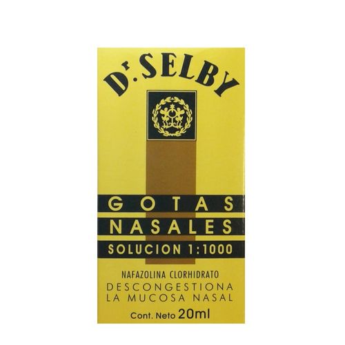 Gotas Nasales Dr Selby Descongestivas x 20 ml