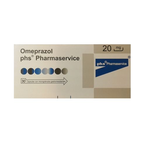 Omeprazol Phs 20 mg x 30 Cápsulas