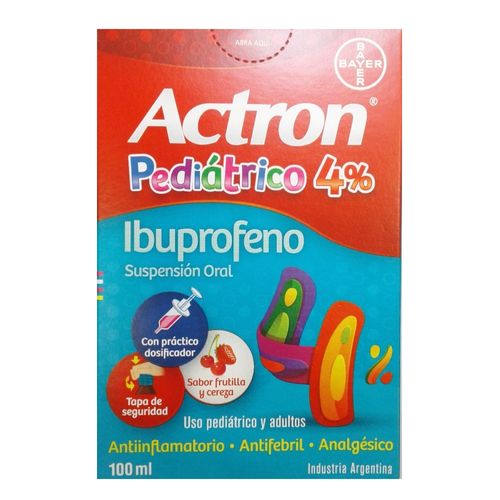 Actron Pediatrico 4% Suspensión Oral X 100 Ml